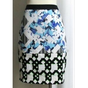 NEW PETER PILOTTO DESIGNER DUO PATTERN SKIRT 6